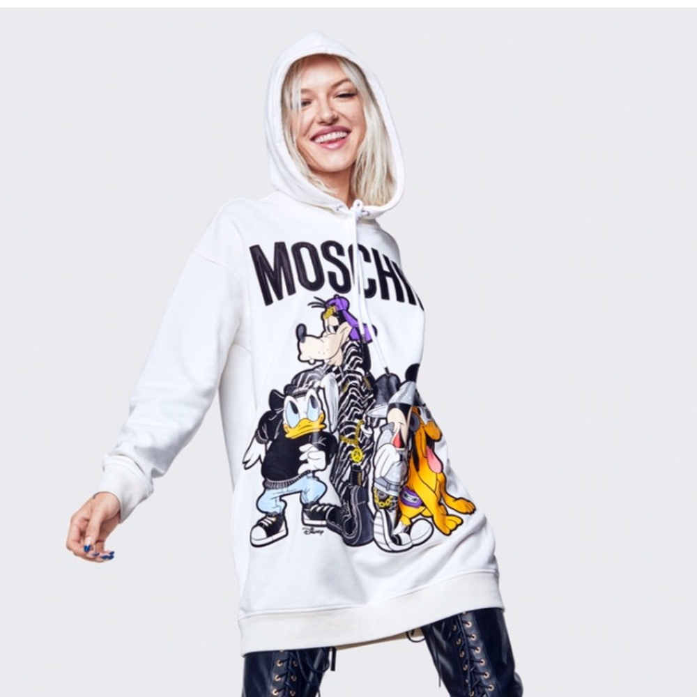 H&M hooded dress xs brand new